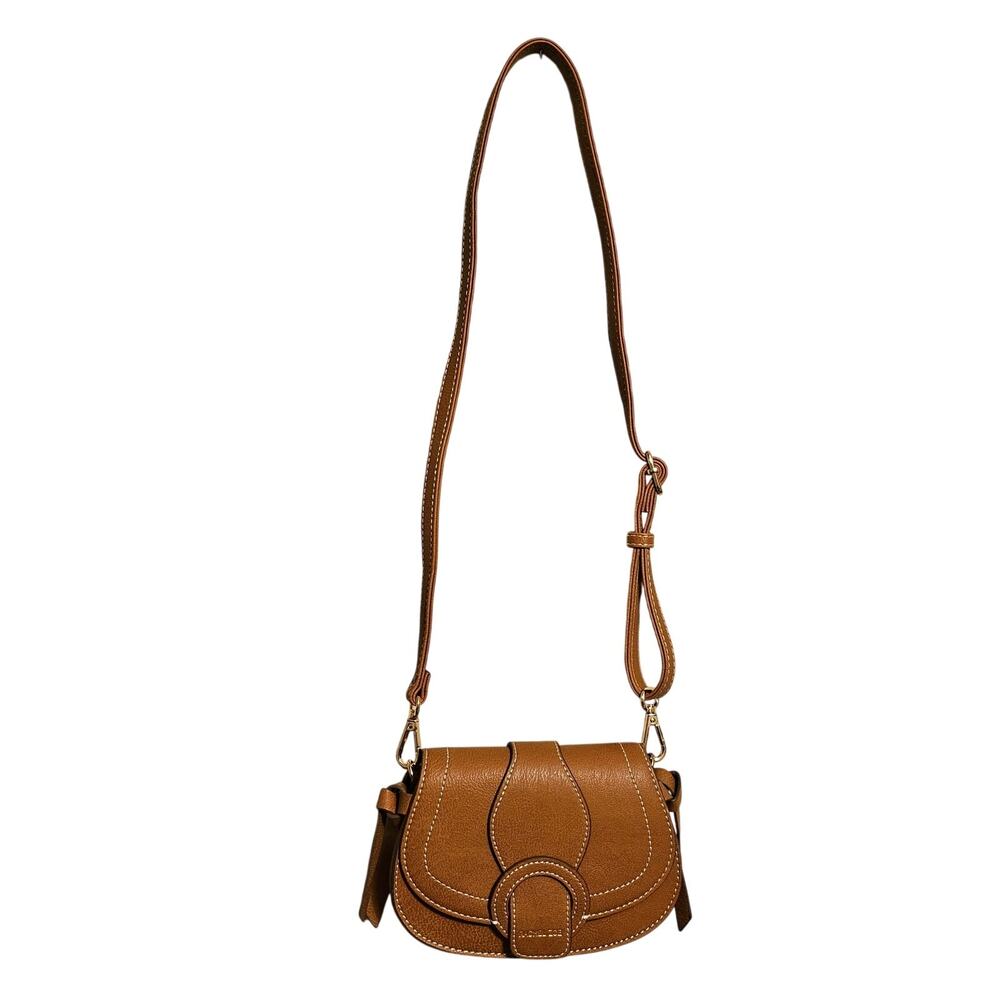 Rachel Zoe Edessi Crossbody and Belt Bag Brown Vegan Leather